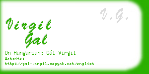 virgil gal business card